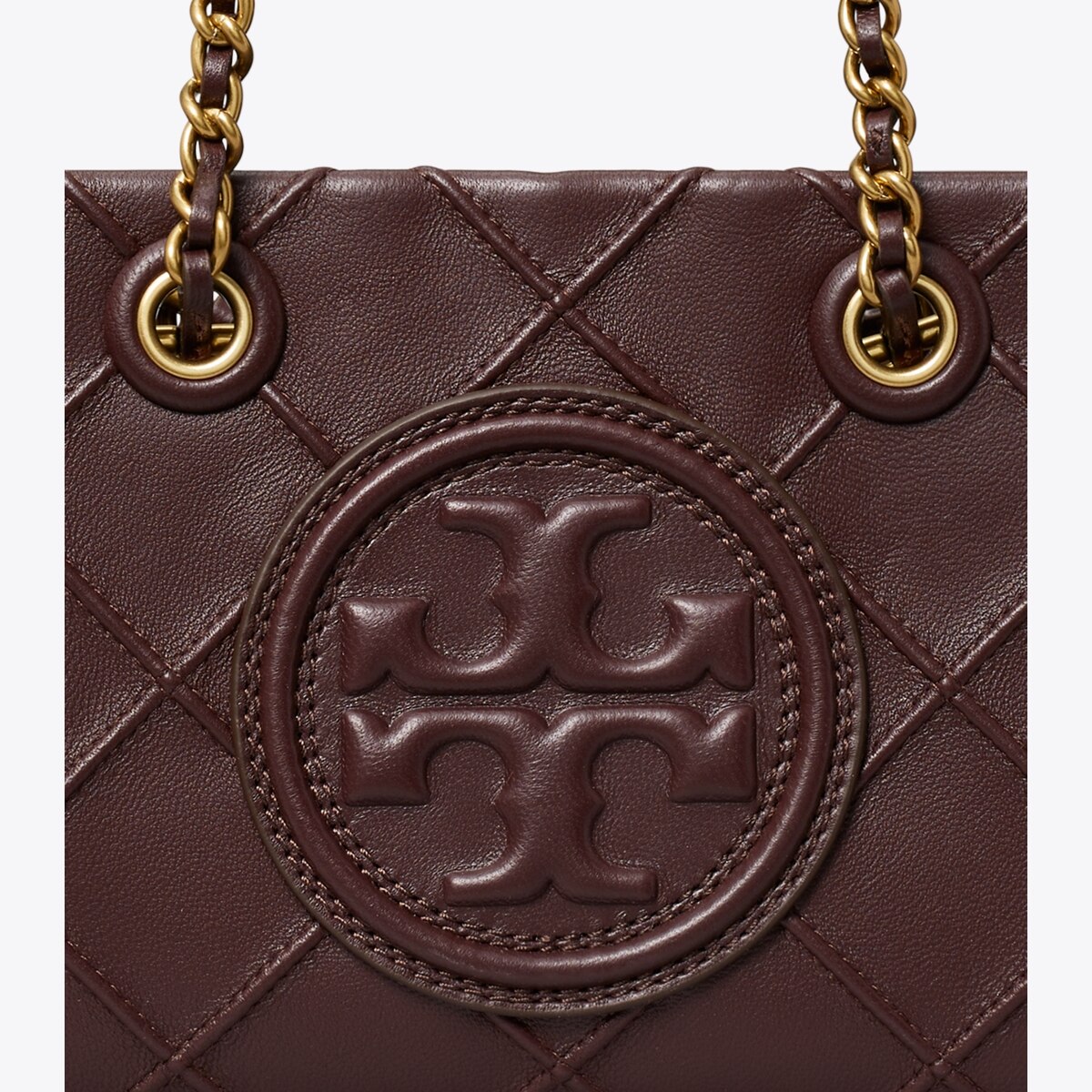 Mini Fleming Soft Chain Tote in white, size OS