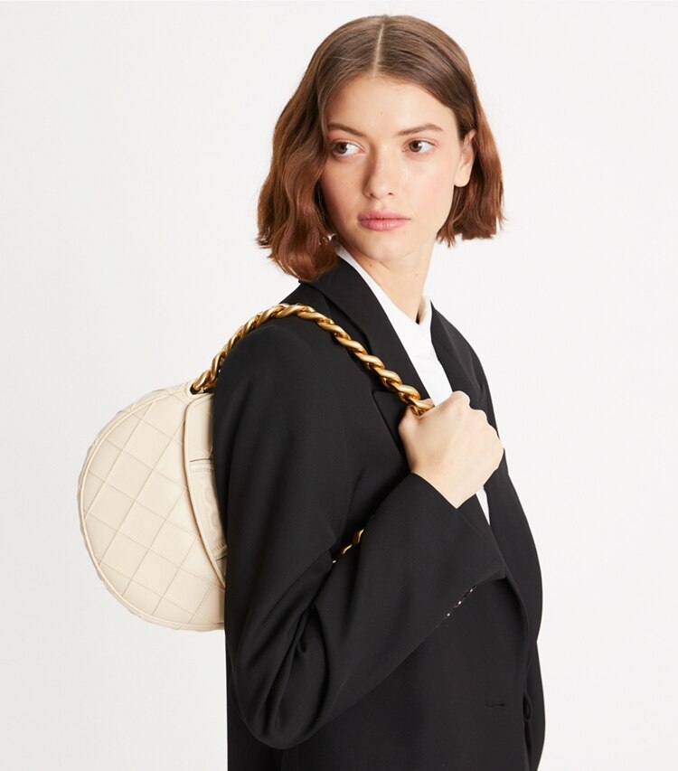 Mini Fleming Soft Crescent Shoulder Bag