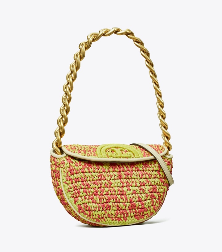 Mini Fleming Soft Crochet Crescent Bag: Women's Designer Shoulder Bags | Tory  Burch