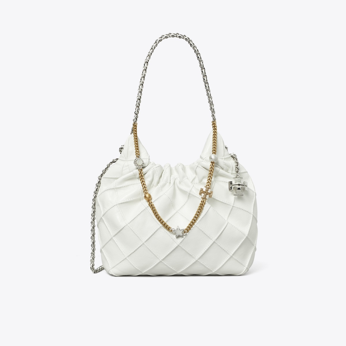 【Tory Burch】Mini Fleming Hobo Bag※送関込 Mini Fleming Soft Hobo Bag: Women's Designer Crossbody Bags