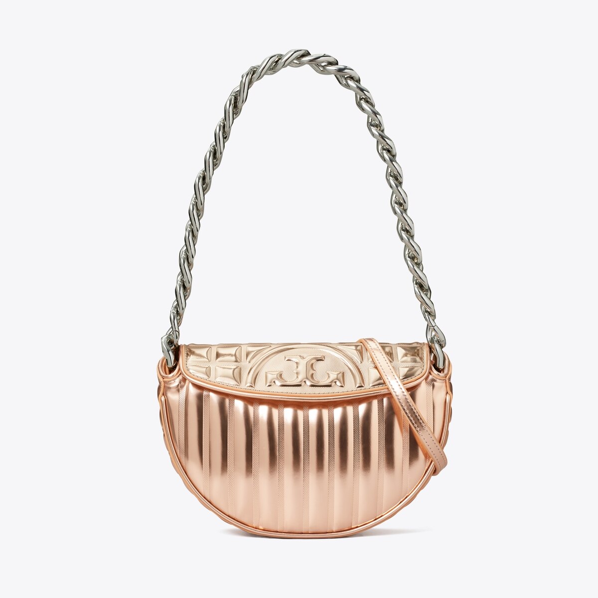 ★Tory Burch★大人気★Fleming Soft Crescent Bag Mini★バッグ Mini Fleming Soft Crescent Bag: Women's Designer Shoulder
