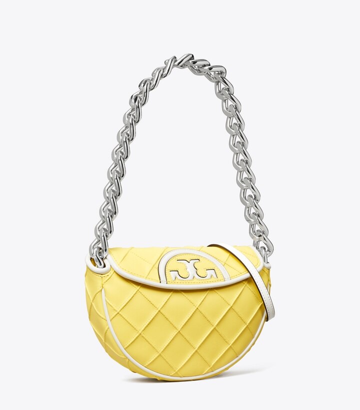 Fleming soft mini leather tote bag by Tory Burch