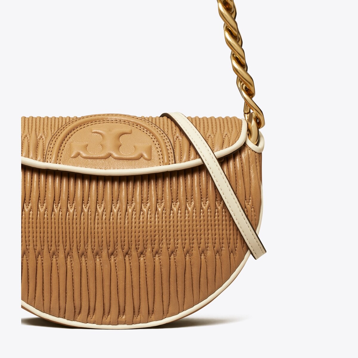 Mini Fleming Soft Pleated Crescent Bag: Women's Handbags