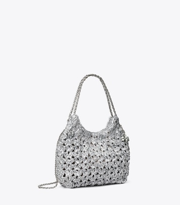 Mini Fleming Feather Drawstring Bag