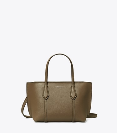 Tory Burch designer sacs à bandoulière Mini fourre-tout Perry dans Wild Mushroom de face
