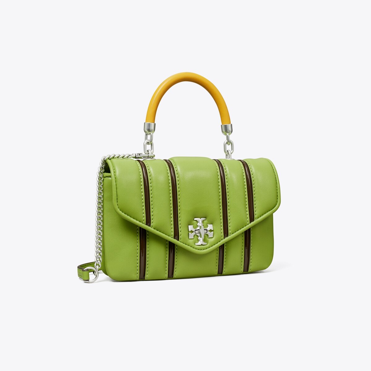 Mini Kira Bombé Stripe TopHandle Bag Women's Handbags Crossbody