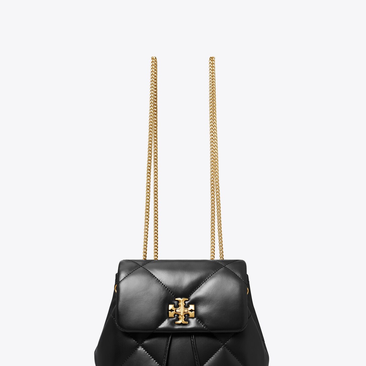 バックパック・リュック Tory Burch KIRA DIAMOND QUILT MINI BACKPACK (170485 100) Mini Kira Diamond Quilt Backpack: Women's Designer Backpacks