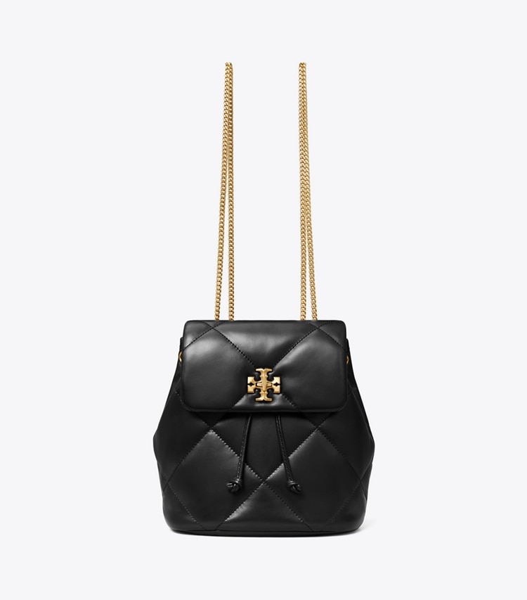 Tory Burch designer rucksäcke Mini Kira Diamond Quilt Backpack in Black front