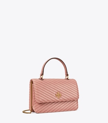 Tory Burch Kira Moto Mini Quilted Chain Wallet