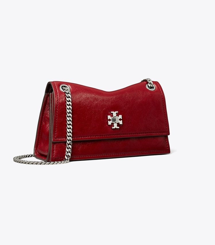 Tory Burch designer schultertaschen Mini Kira Schultertasche mit Drehverschluss in Red angle
