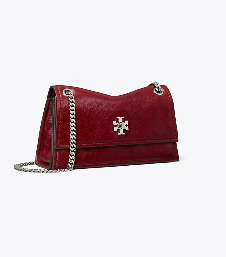 Tory Burch designer shoulder bags Mini Kira Turnlock Shoulder Bag in Red angle