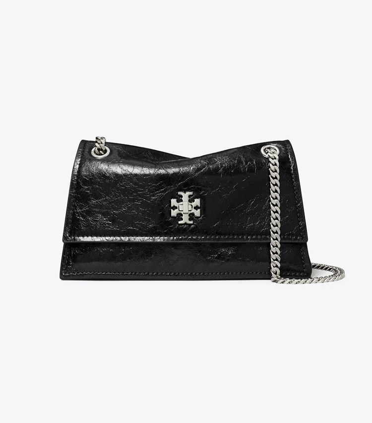 Tory Burch designer shoulder bags Mini Kira Turnlock Shoulder Bag in Black front