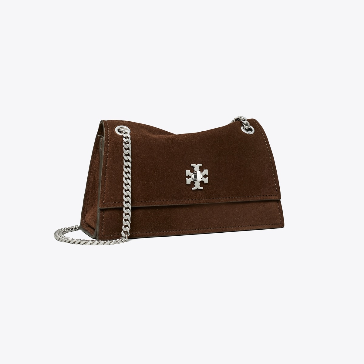 Mini Kira Turnlock Suede Shoulder Bag: Women's Designer Shoulder