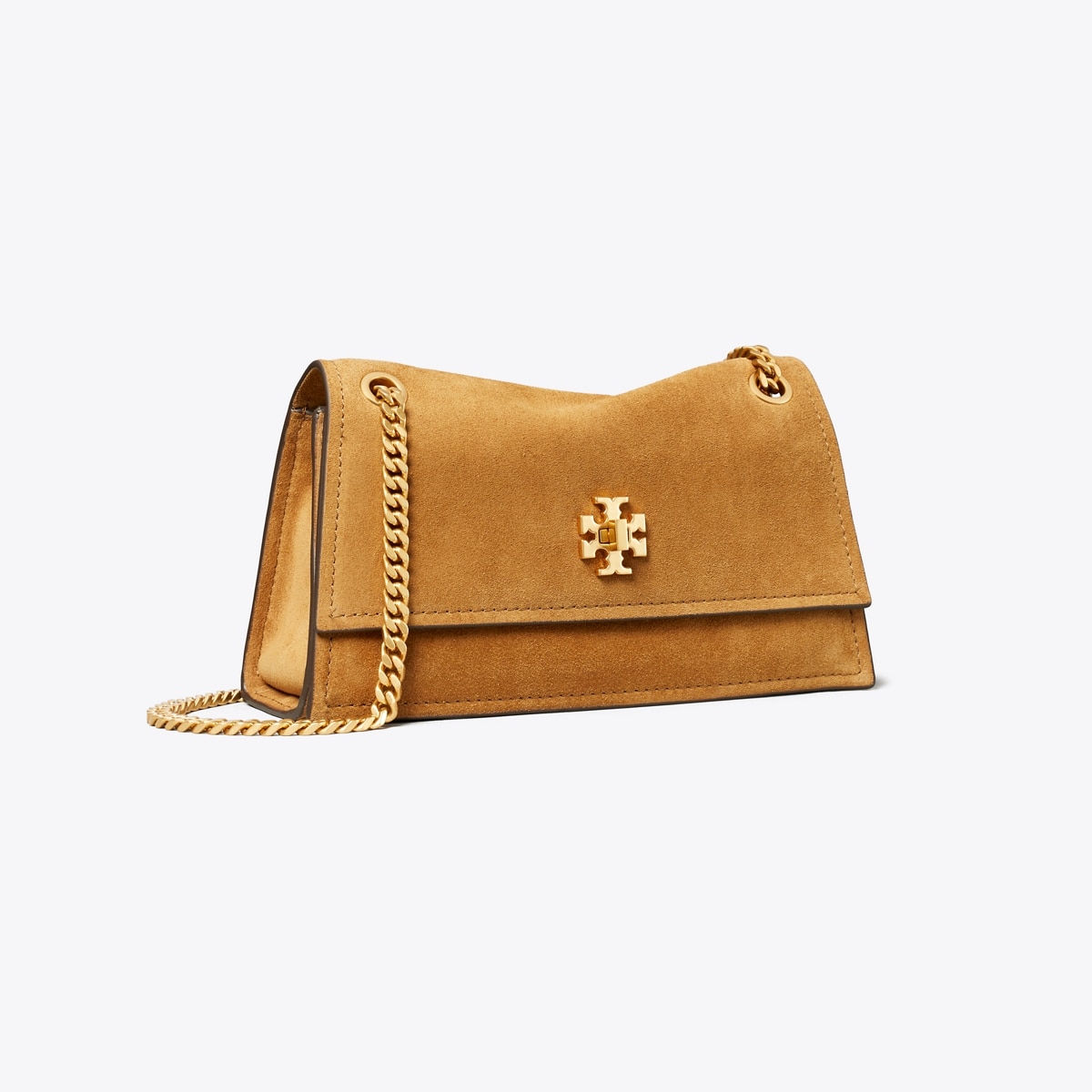 Mini Kira Turnlock Suede Shoulder Bag: Women's Designer Shoulder