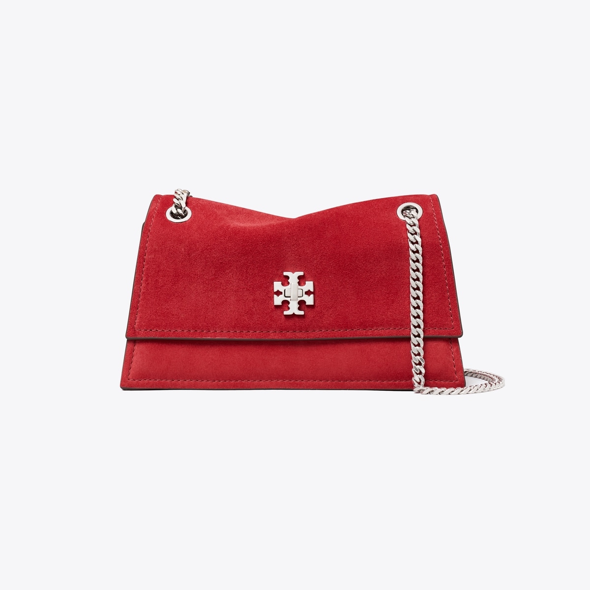 MINI KIRA TURNLOCK SUEDE SHOULDER BAG - thumbnail 4