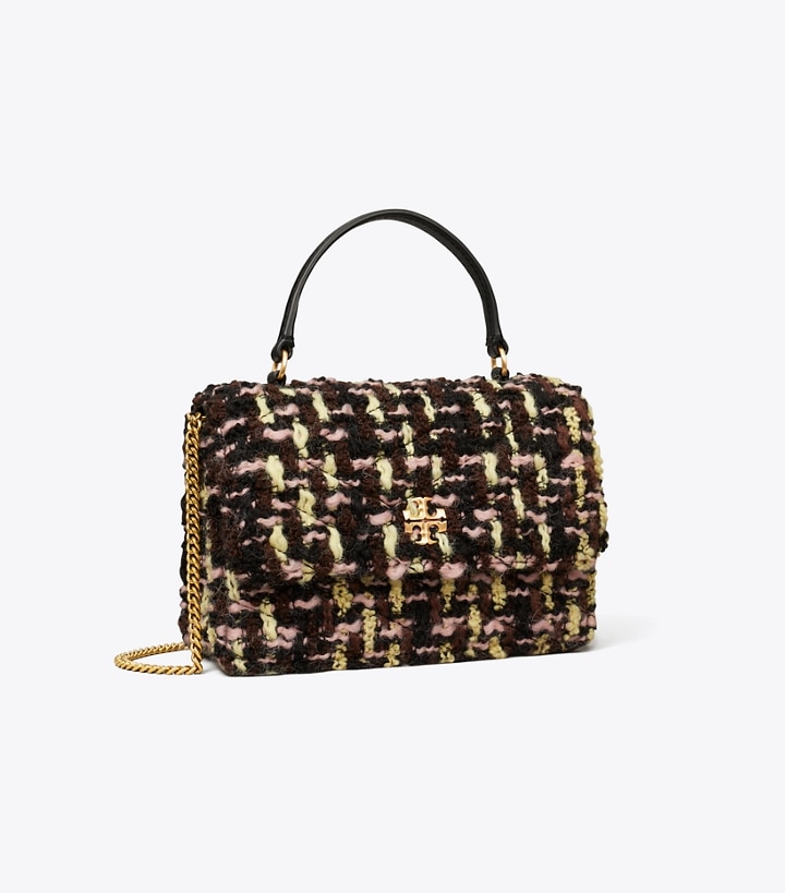 Mini Kira Tweed Top Handle Chain Wallet: Women's Handbags, Mini Bags