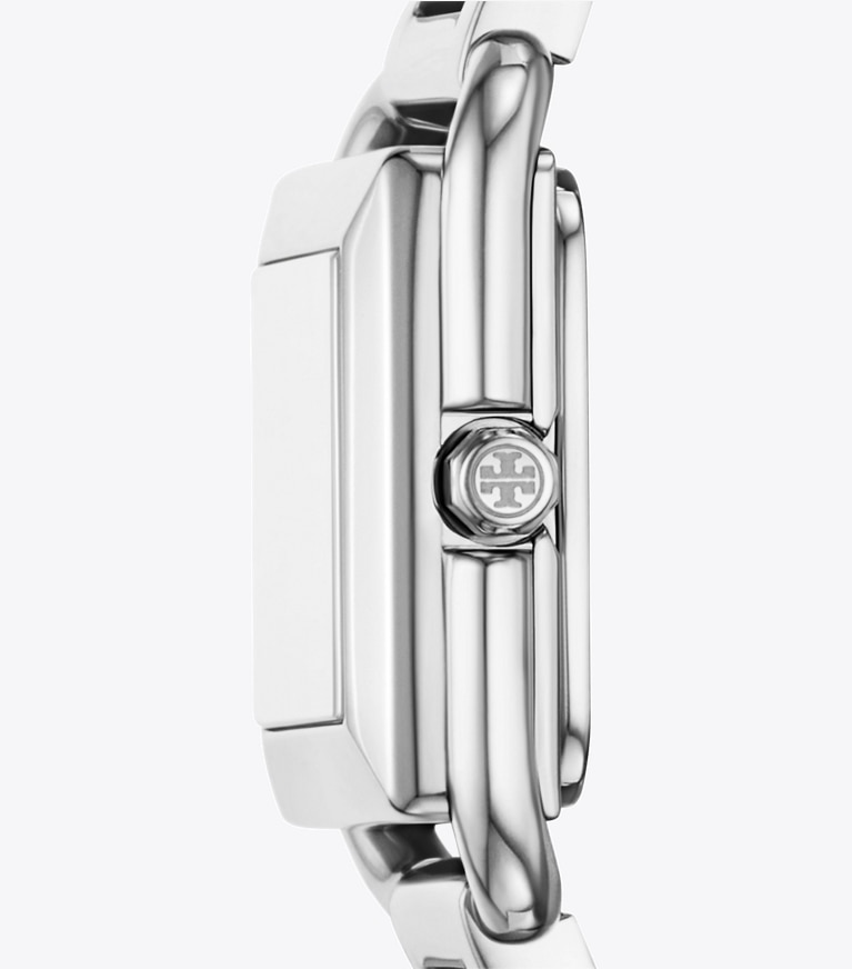 Tory Burch designer strap watches Mini Kira Watch in IVORY/TWO-TONE front