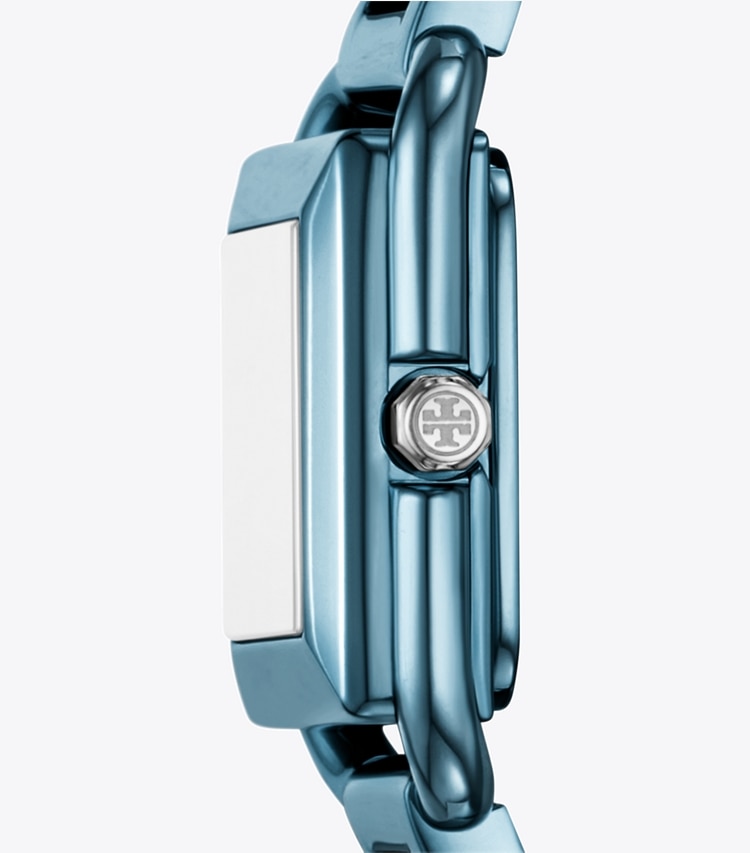 Tory Burch designer strap watches Mini Kira Watch in ICE BLUE side