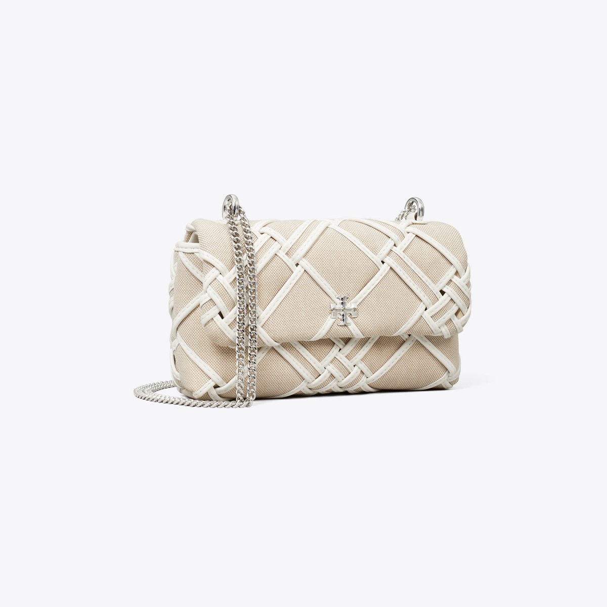 関税送料込★トリーバーチ★Kira Woven Canvas Mini Flap Bag Mini Kira Woven Canvas Flap Bag: Women's Handbags