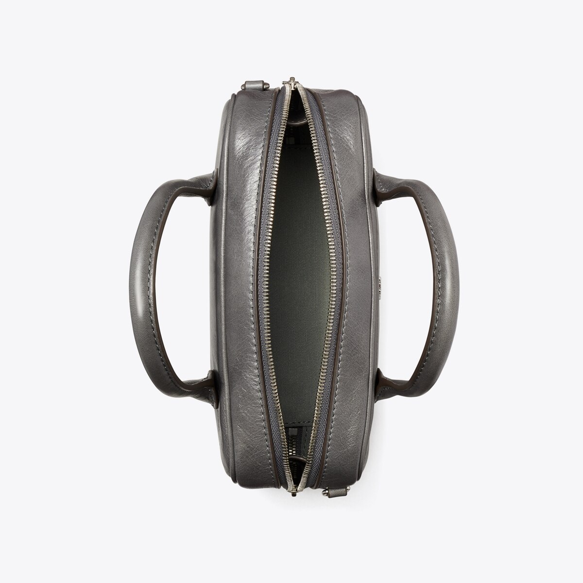 TORY BURCH 2way ボストンバッグ グレー タッセル付き Mini Leather Crossbody: Women's Designer Crossbody Bags | Tory Burch