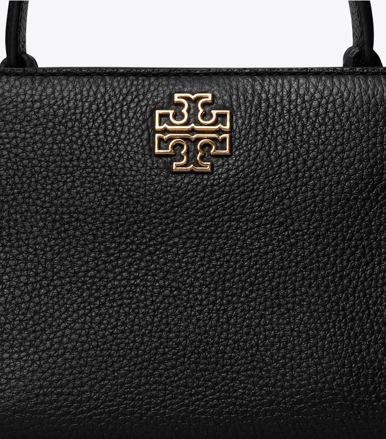 Tory Burch designer クロスボディバッグ レザー ミニサッチェルバッグ in Black angle