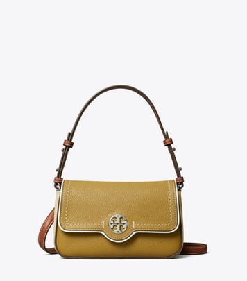 Mini Metallic Leather Shoulder Bag