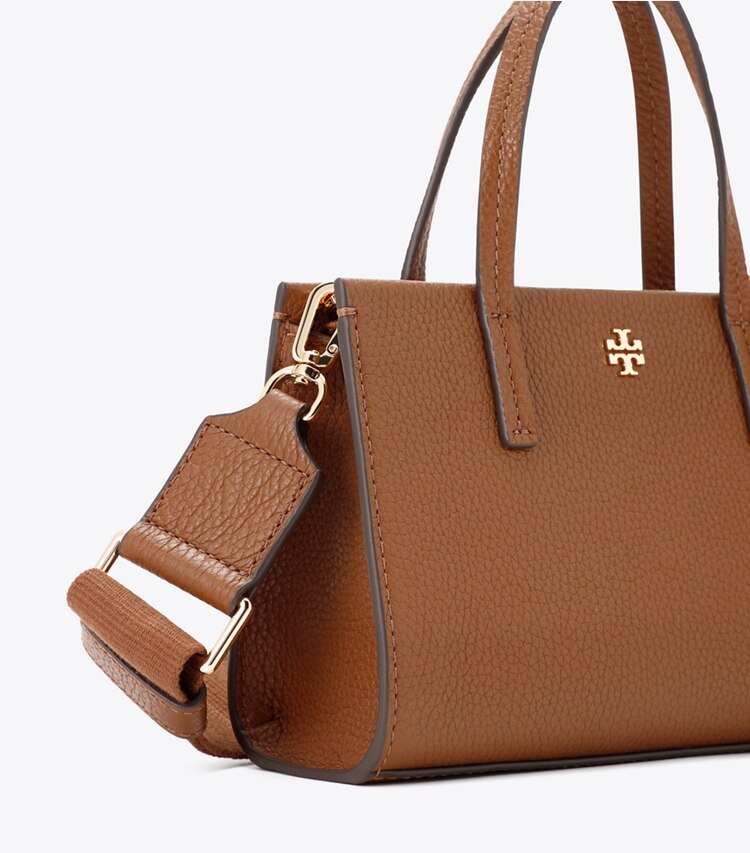Tory Burch designer クロスボディバッグ レザー ミニトートバッグ in CORTADO ディテール