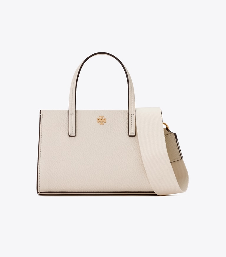 Tory Burch designer クロスボディバッグ レザー ミニトートバッグ in NEW IVORY angle