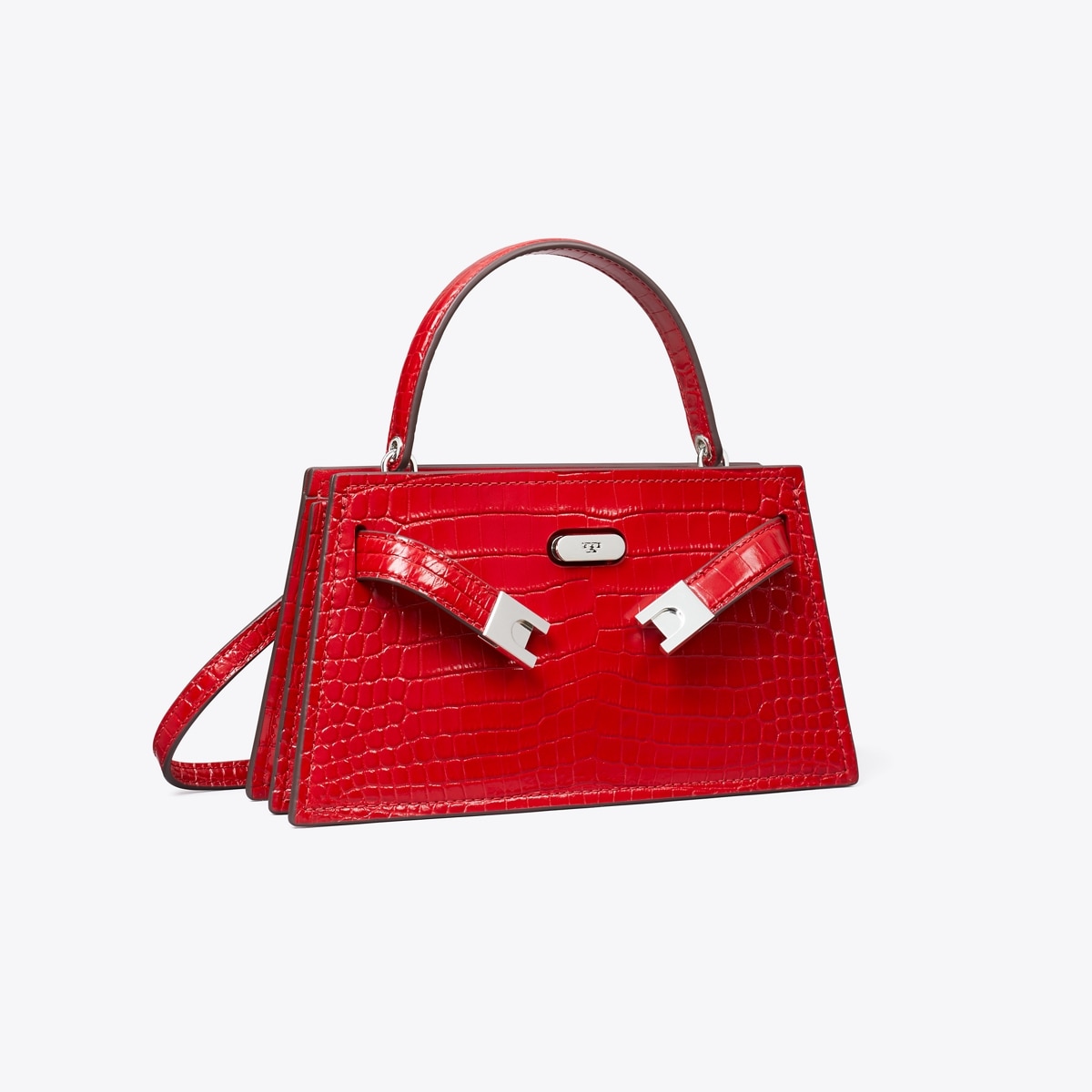 トートバッグ Tory Burch FW25 'Petite Lee Radziwill' handbag (169568 600) Mini Lee Radziwill Top-Handle Bag: Women's Handbags | Mini