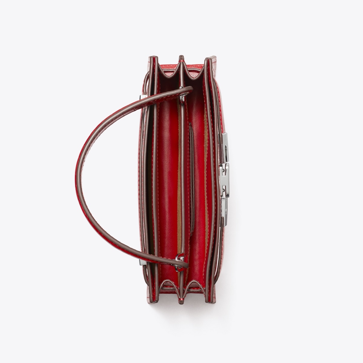 Mini Lee Radziwill Croc-Embossed Top-Handle Bag: Women's