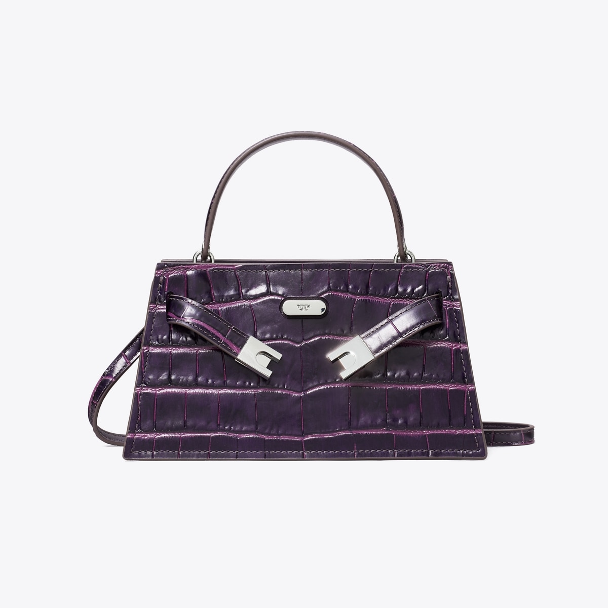 Mini Lee Radziwill Embossed Top-Handle Bag: Women's Handbags