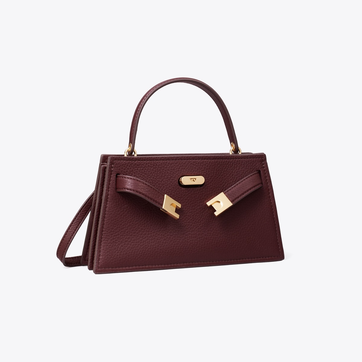 Mini Lee Radziwill Pebbled Top-Handle Bag: Women's Designer Mini