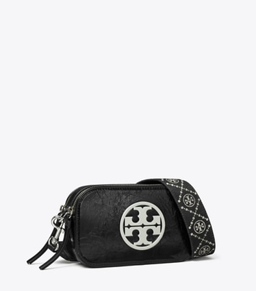 Tory Burch ブラック ボディバッグ ミラー ミニ クロスボディバッグ（ショルダーバッグ）｜TORY