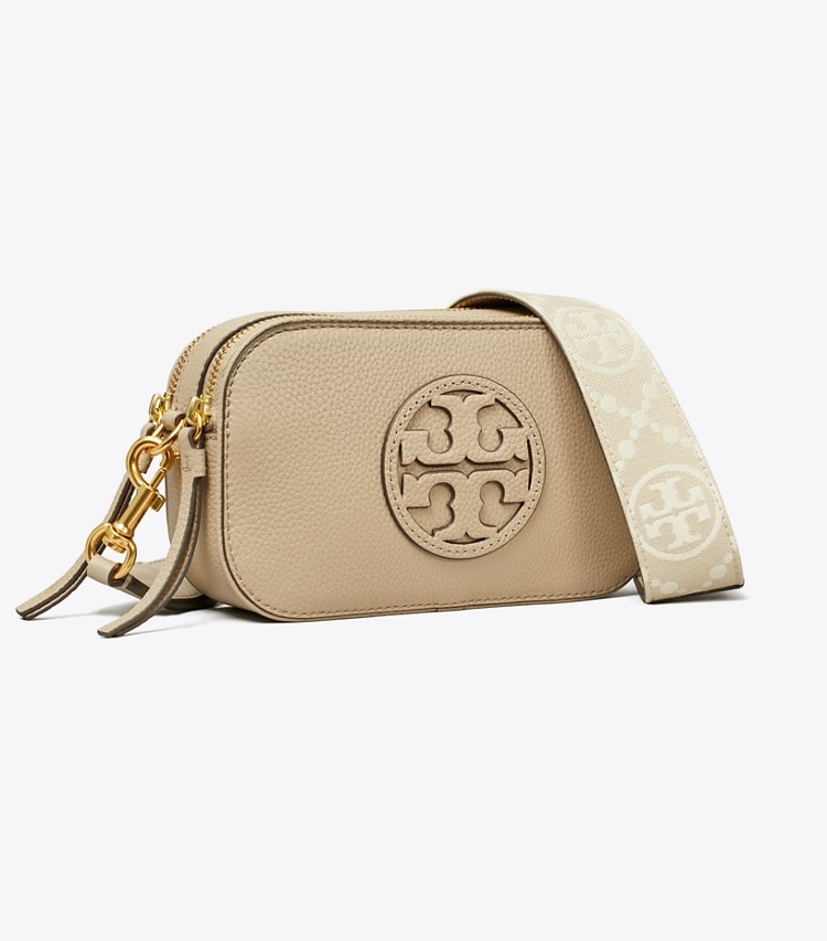 Tory Burch designer crossbody bags Mini Miller Crossbody Bag in Fresh Clay angle