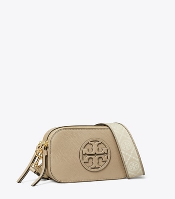 Tory Burch designer crossbody bags Mini Miller Crossbody Bag in Fresh Clay angle
