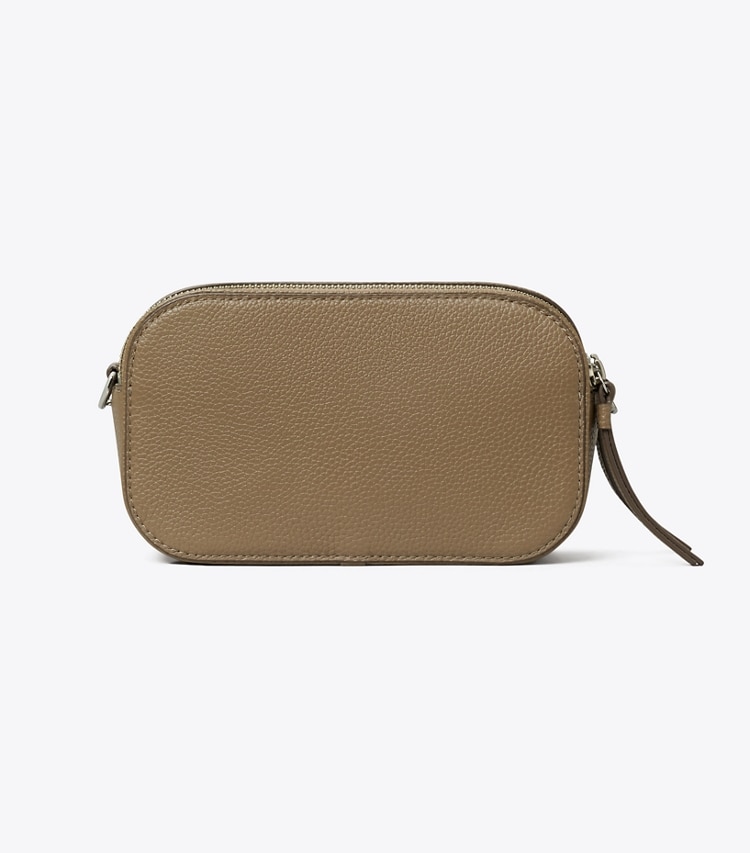 Tory Burch designer crossbody bags Mini Miller Crossbody Bag in Wild Mushroom back