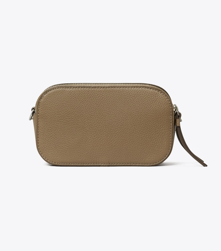 Tory Burch designer crossbody bags Mini Miller Crossbody Bag in Wild Mushroom angle