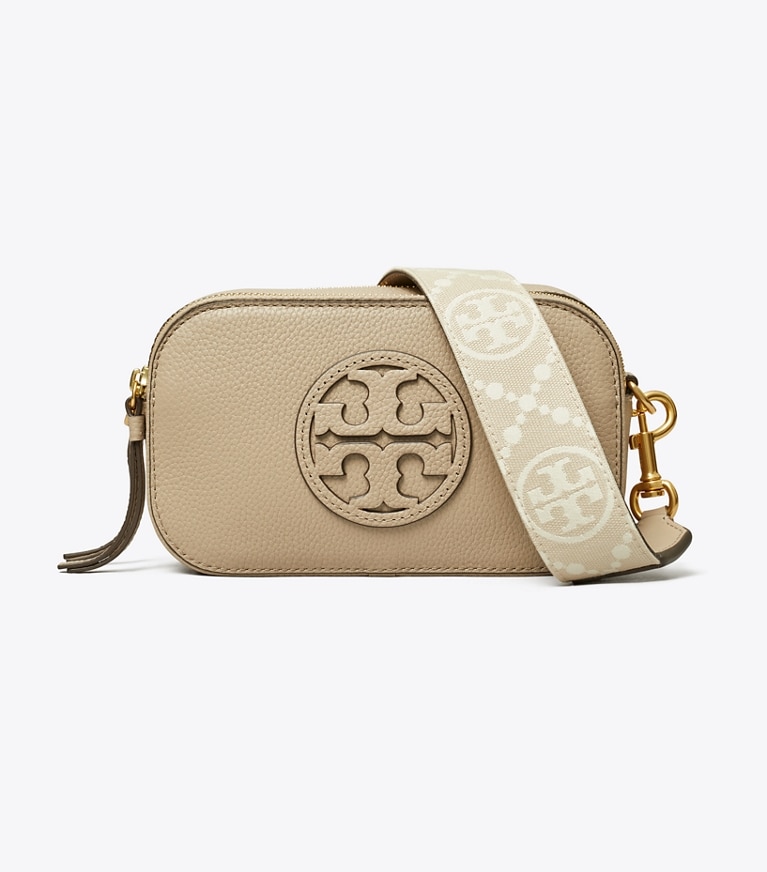 Tory Burch designer crossbody bags Mini Miller Crossbody Bag in Fresh Clay angle