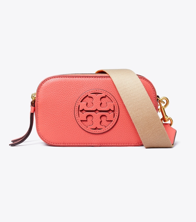 Tory Burch designer クロスボディバッグ ミラー ミニクロスボディバッグ in Coral Crush front