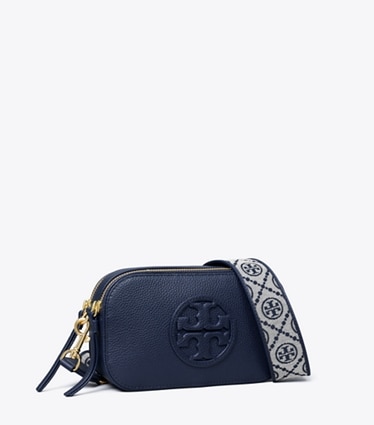 Tory Burch designer クロスボディバッグ ミラー ミニクロスボディバッグ in Tory Navy メイン