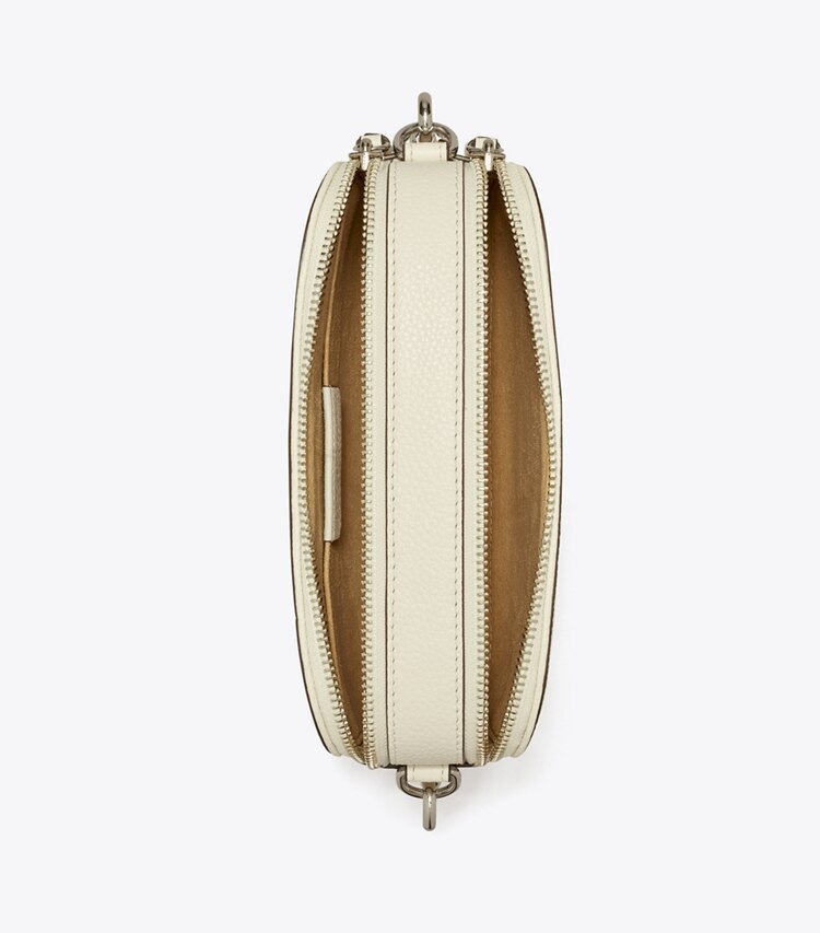 Tory Burch designer クロスボディバッグ ミラー ミニクロスボディバッグ in NEW IVORY オーバーヘッド