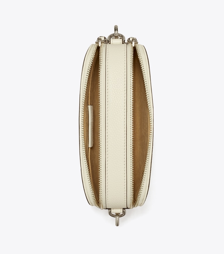 Tory Burch designer crossbody bags Mini Miller Crossbody Bag in NEW IVORY angle
