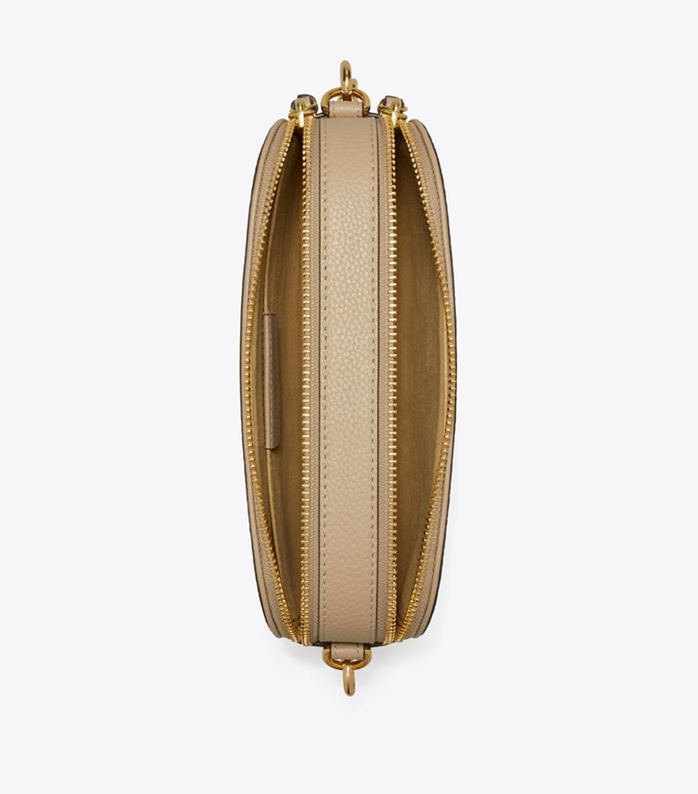 Tory Burch designer crossbody bags Mini Miller Crossbody Bag in Fresh Clay angle