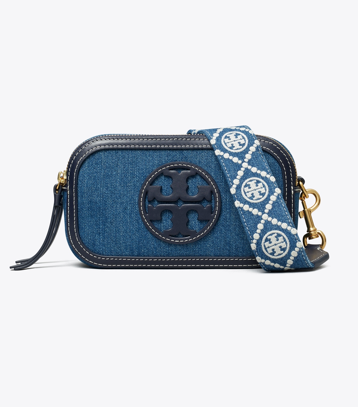 Mini Miller Denim Crossbody Bag