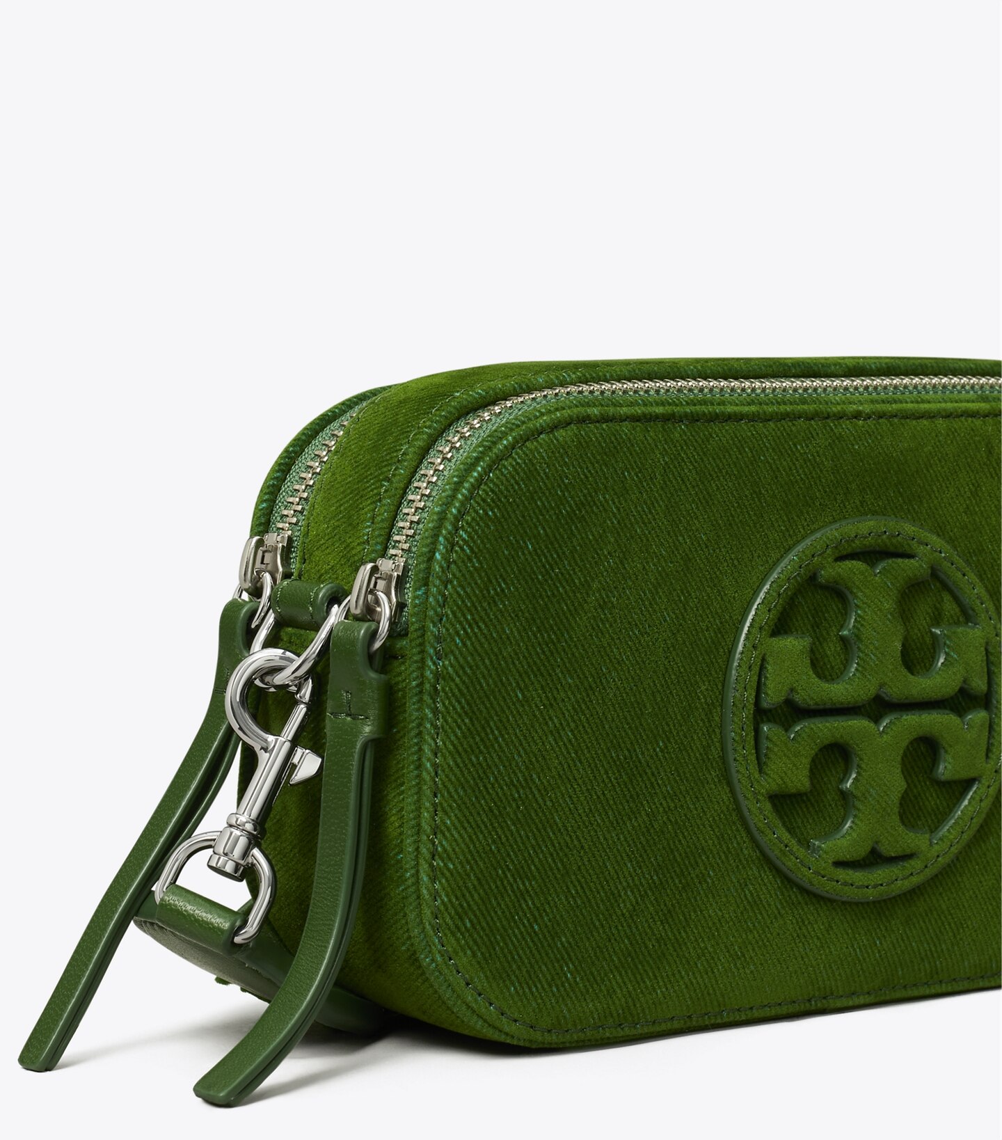 Mini Miller Flocked Crossbody Bag