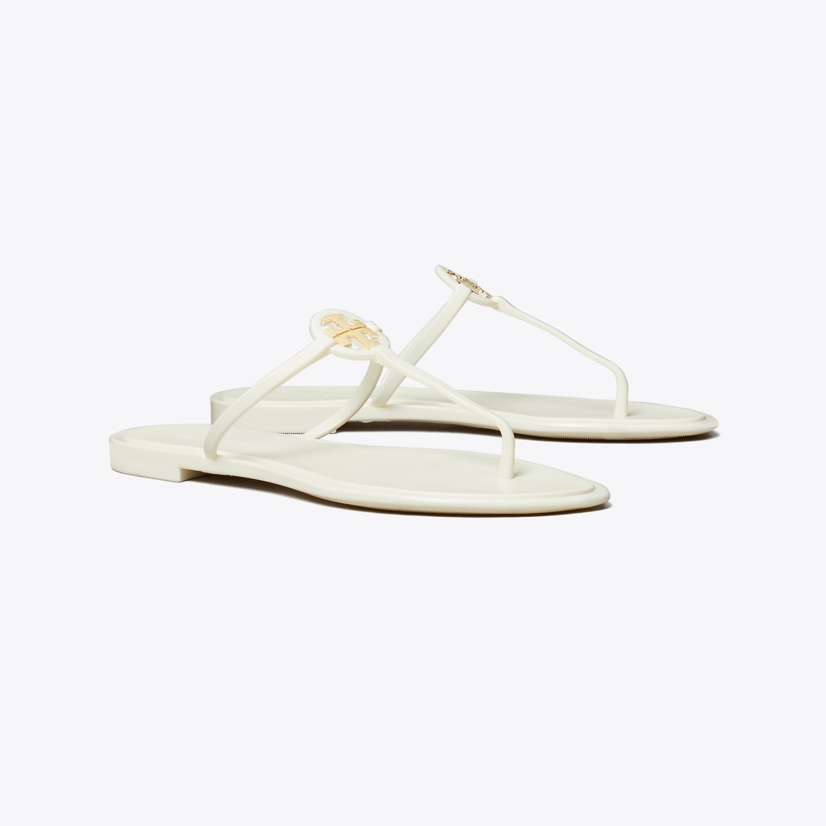 Tory Burch Womens Miller Thong Sandals - Optic White | eBay