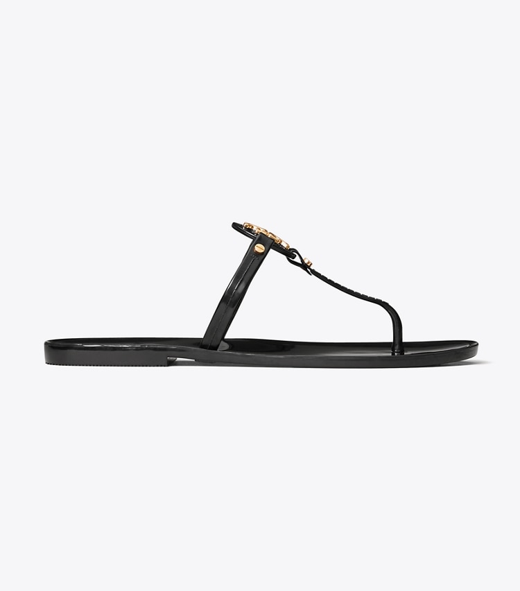 Tory Burch designer sandalen Mini Miller Jelly-Sandale in Perfect Black side