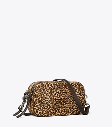 Tory Burch designer crossbody bags Mini Miller Leopard-Print Crossbody Bag in Multi angle