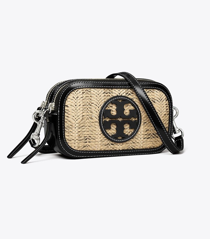 Mini Miller Linen Raffia Crossbody Bag: Designer Crossbody Bags | Tory Burch