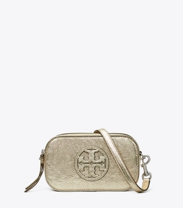Leather crossbody bag Tory Burch Pink in Leather - 29419913